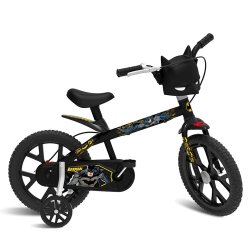 Bicicleta Batman Aro 14 Infantil - Bandei...