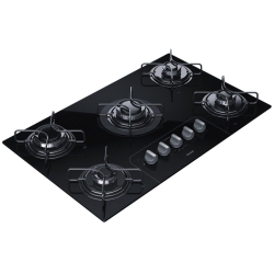 Cooktop 5 Bocas Preto Bivolt CD075 - Consul