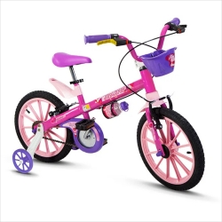 Bicicleta  Aro 16 Top Girls Nathor - Rosa