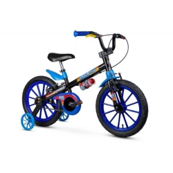 Bicicleta Aro 16 NATHOR Tech Boys - Preto...