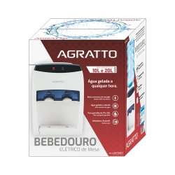 Bebedouro de água Agratto BEM-03 20L bran...